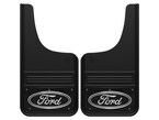 Super Duty 2017-2022 Gatorback Splash Guards Front Pair w/ Black Ford Oval Main Image