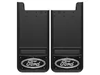 Super Duty 2017-2022 Gatorback Black Ford Logo Splash Guards Rear Pair Main Image
