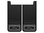 Super Duty 2017-2022 Gatorback Gunmetal Ford Logo Splash Guards Rear Pair Main Image