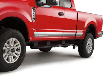 Super Duty Crew Cab SRW 2017-2022 Putco Chrome Body Side & Bed Molding for 8.0' Bed