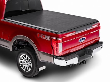 Super Duty 2017-2025 TruXedo Black Soft Roll Up Tonneau Cover for 8.0' Bed