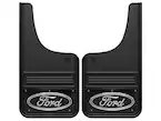 F-150 2015-2020 Gatorback  Black Wrap Ford Logo Splash Guards Front Pair Main Image