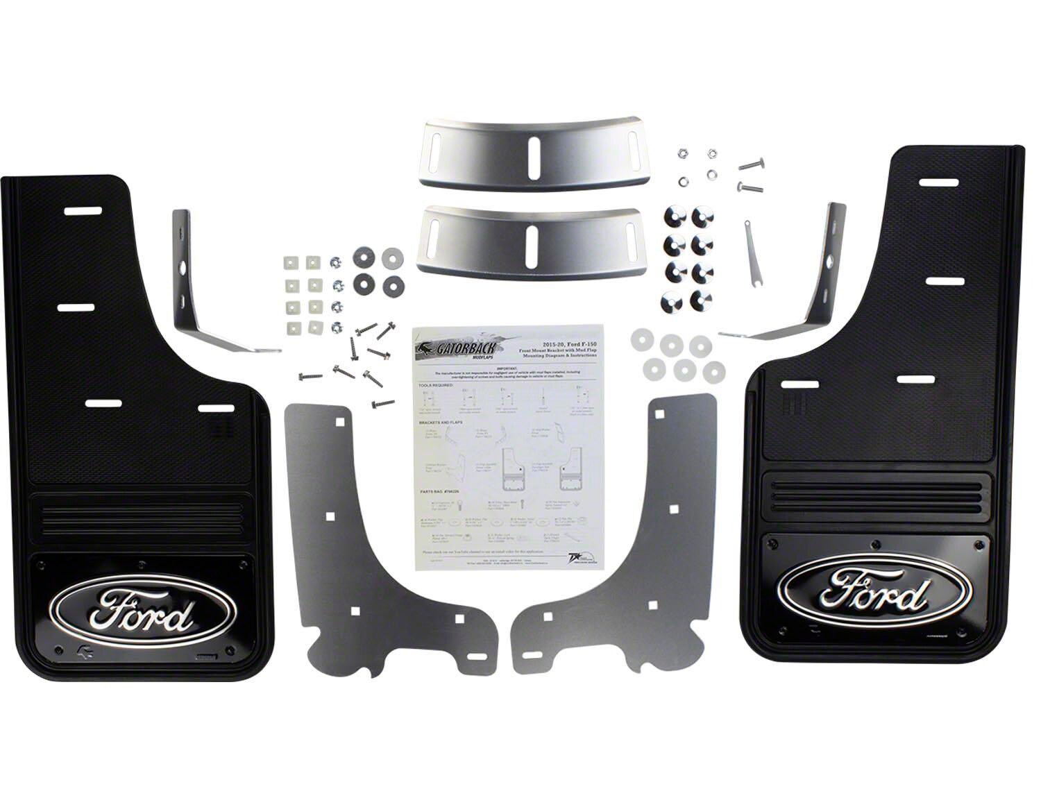 Bushwacker Mud Flaps for Pocket Flares for 2015-20 Ford F-150 Bushwacker Mud Flaps for Pocket Flares for 2015-20 Ford F-150