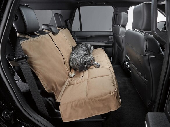 Protective Seat Covers for Pets for 2nd Row in Taupe Main Image