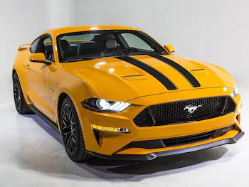 Mustang 2018-2025 Black Dual Hood Stripe Kit
