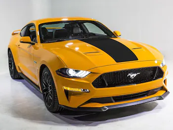 Mustang 2018-2025 Black Single Hood Stripe Kit