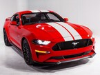 Mustang 2018-2025 Gloss White 10" Over The Top Dual Stripe Kit Main Image
