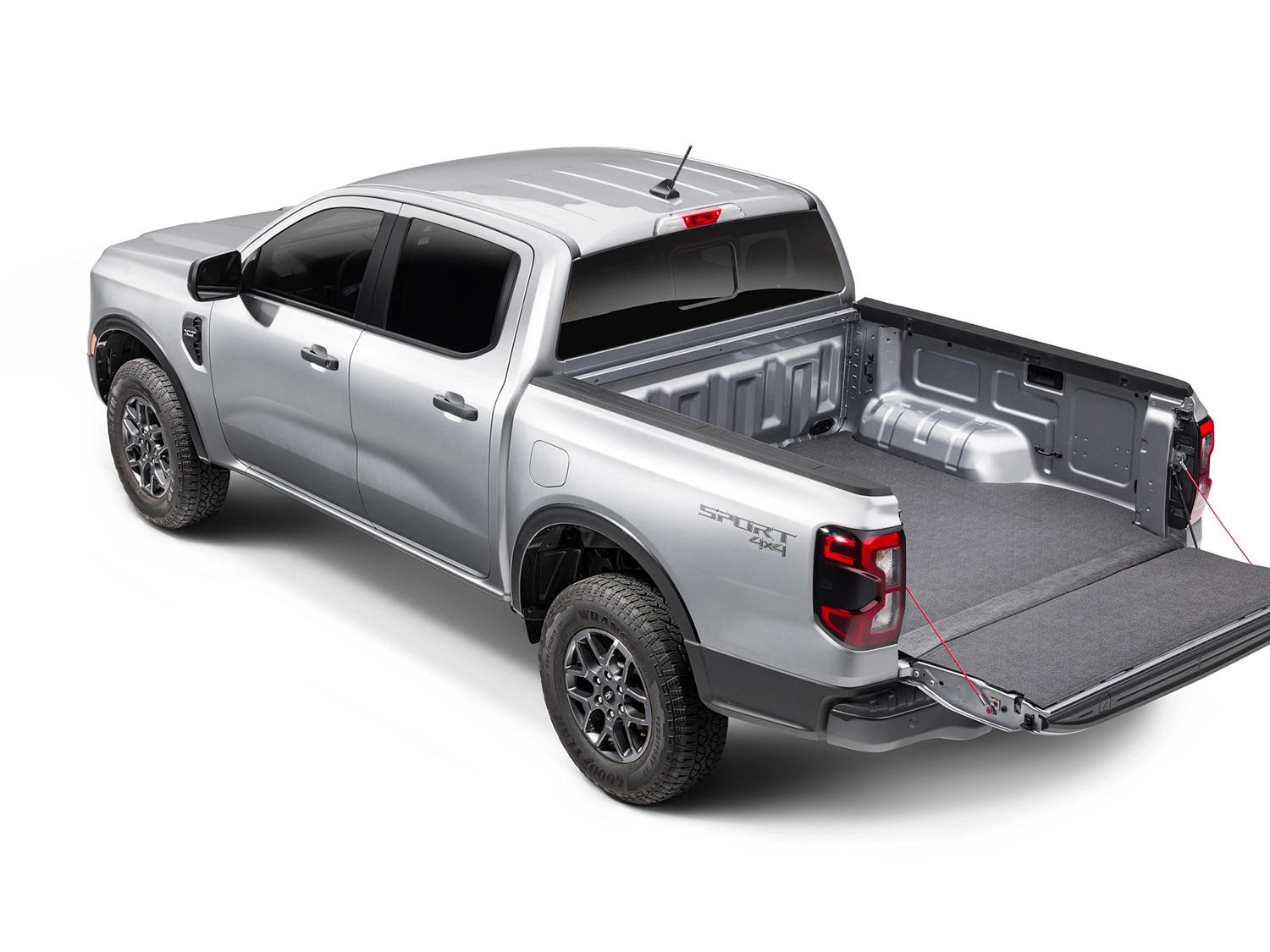 Ranger 2019 2023 Heavy Duty Impact Bed Mat for 5.0 Bed Accessories Ford