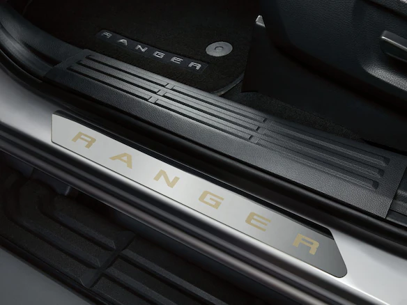 Ranger SuperCrew 2019-2025 Polished Stainless Steel Door Sill Plates Main Image