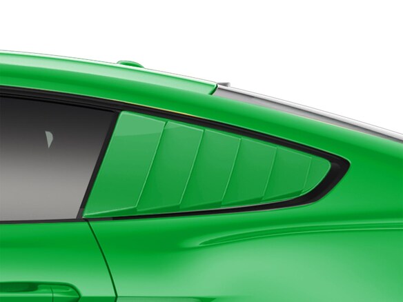 Mustang 2020 Air Design® Grabber Lime Quarter Window Louvers Main Image
