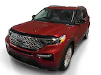 Explorer 2020-2025 Aeroskin® Hood Protector, Smoke by Husky Liners® Main Image