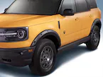 Bronco Sport 2021-2025 Bushwacker Black Textured Fender Flares Main Image