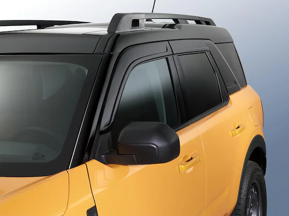 Bronco Sport 2021-2025 Low Profile 4pc Smoke Side Window Air Deflectors Main Image
