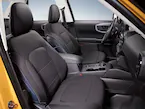 Bronco Sport 2021-2024 Neoprene Rear Seat Covers in Black Main Image