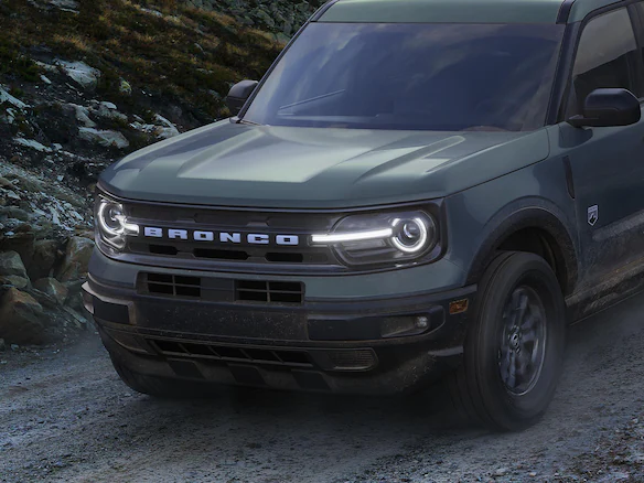 2021-2025 Bronco Sport Matte Clear Hood Graphic Main Image