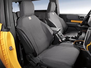 Bronco 2Dr 2021-2025 Covercraft Carhartt Front Protective Seat Covers in Pebble Grey