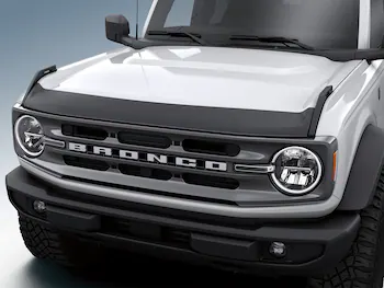 Bronco 2021-2025 Aeroskin Black Smoke Hood Deflector