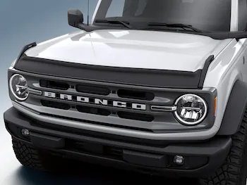 Bronco 2021-2025 Aeroskin II Black Textured Trail-Armor Hood Deflector