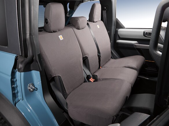 Bronco 4Dr 2021-2025 Covercraft Carhartt Rear Protective Seat Covers in Pebble Grey Main Image