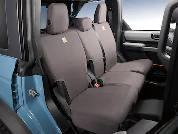 Bronco 2Dr 2021-2025 Covercraft Carhartt Rear Protective Seat Covers in Pebble Grey