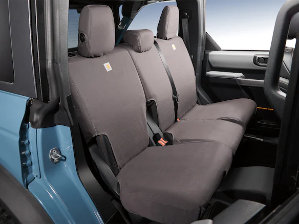 Bronco 2Dr 2021-2025 Covercraft Carhartt Rear Protective Seat Covers in Pebble Grey Main Image