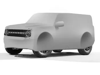 Bronco 4Dr 2021-2025 2D Color Full Vehicle Cover w/o Roof Rails