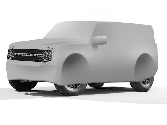 Bronco 4Dr 2021-2025 2D Color Full Vehicle Cover w/o Roof Rails Main Image