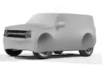 Bronco 2Dr 2021-2025 2D Color Full Vehicle Cover w/ Roof Rails Main Image