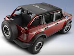 Bronco 2Dr 2021-2025 Bronco Script Bimini Top Black with Light Gray Main Image