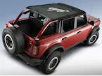 Bronco 4Dr 2021-2025 Bucking Bronco Bimini Top Black with Light Gray Main Image