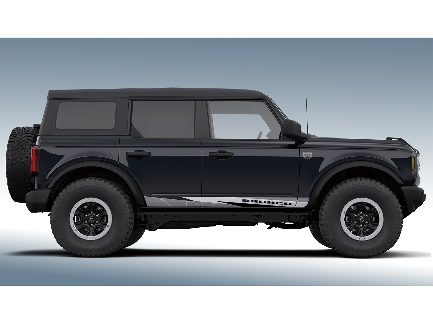 2022-2025 Ford Bronco Graphics Blackout Package Hood Cowl