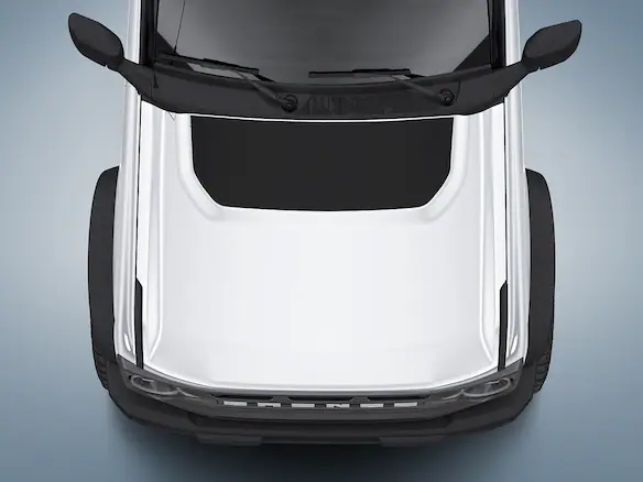 Bronco 2021-2025 VISCO Custom Graphics Blackout Package Hood Cowl and Stripe for 2-Door Main Image