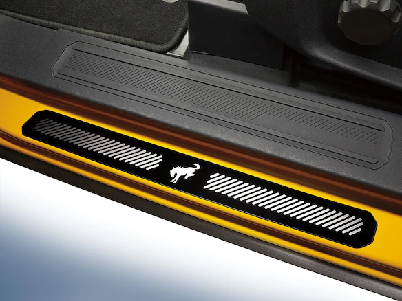 Bronco 2Dr 2021-2025 Black Platinum Door Sill Plates Main Image