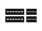 Bronco 4Dr 2021-2025 Tufskinz Bronco Logo Door Sill Protector Kit Main Image
