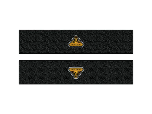 Bronco 2Dr 2021-2025 Badlands Edition Tufskinz Door Sill Protector Kit with Badlands Logo Main Image