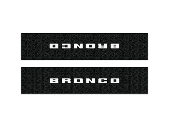 Bronco 2Dr 2021-2025 Tufskinz Door Sill Protector Kit with Bronco Logo Main Image
