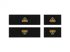 Bronco 4Dr 2021-2025 Badlands Edition Tufskinz Door Sill Protector Kit with Badlands Logo Main Image