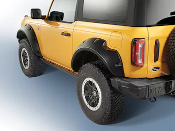 Bronco 2Dr 2021-2025 Bushwacker Black Textured Fender Flares