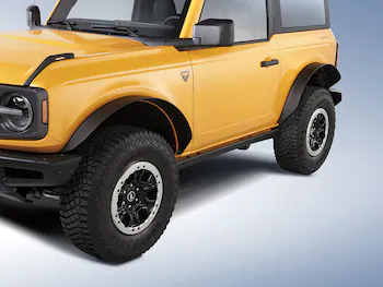 Bronco 2021-2025 Removable Steel Base Style Fender Flares