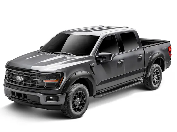 F-150 2021-2025 Fender Flares, Pocket Style, Black Textured by Husky Liners® Main Image