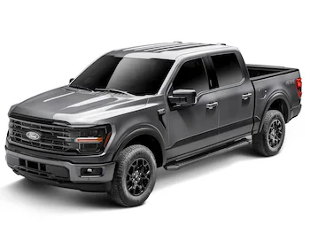 F-150 2021-2025 Fender Flares, OE Style, Black Textured by Husky Liners®
