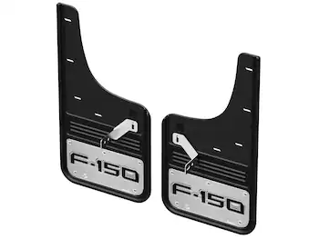 F-150 2021-2025 Gatorback Chrome Splash Guards Front Pair