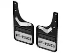 F-150 2021-2025 Gatorback Chrome Decal Splash Guards Rear Pair Main Image
