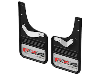 F-150 2021-2025 Gatorback FX4 Chrome Splash Guards Rear Pair