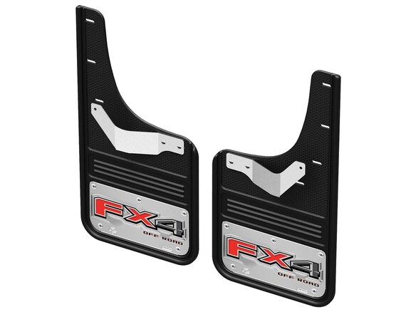 F-150 2021-2025 Gatorback FX4 Chrome Splash Guards Rear Pair Main Image