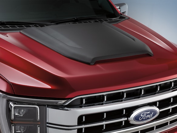 F-150 2021-2025 Air Design® Satin Black Hood Scoop Main Image