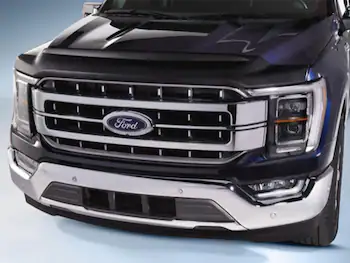 F-150 2021-2025 Aeroskin II Textured Hood Deflector
