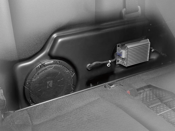 F-150 SuperCab & SuperCrew 2021-2023 Kicker Audio Upgrade AMP & Subwoofer Kit - NOT compatible with 23MY+ Raptor or 24MY+ F-150 Main Image