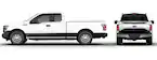 F-150 2021-2025 VISCO Matte Black Body Two Tone Stripe Kit Main Image