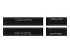 F-150 2021-2025 Tufskinz Gray Lettering on Black Texture Door Sill Kit for F-150 Raptor Main Image